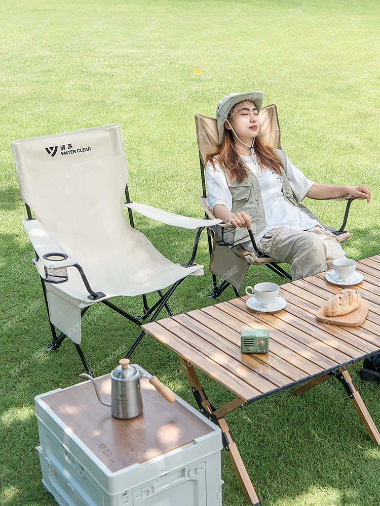 

Deck Chair Portable Camping Chair Picnic Chair Fishing Backrest Stool