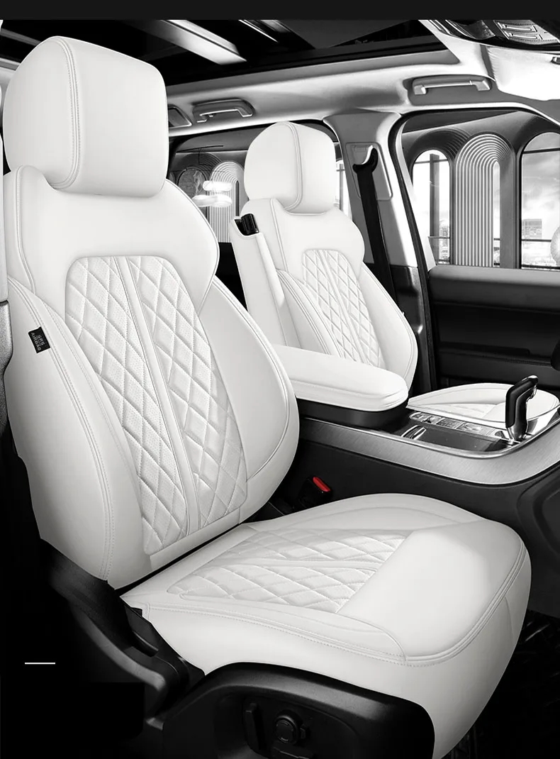 

GEEAOK custom Leather Car Seat Cover For Ford Focus 2 1 MK3 Mondeo MK4 Fiesta MK7 Kuga Fusion Ranger Explorer 5 Edge Accessories