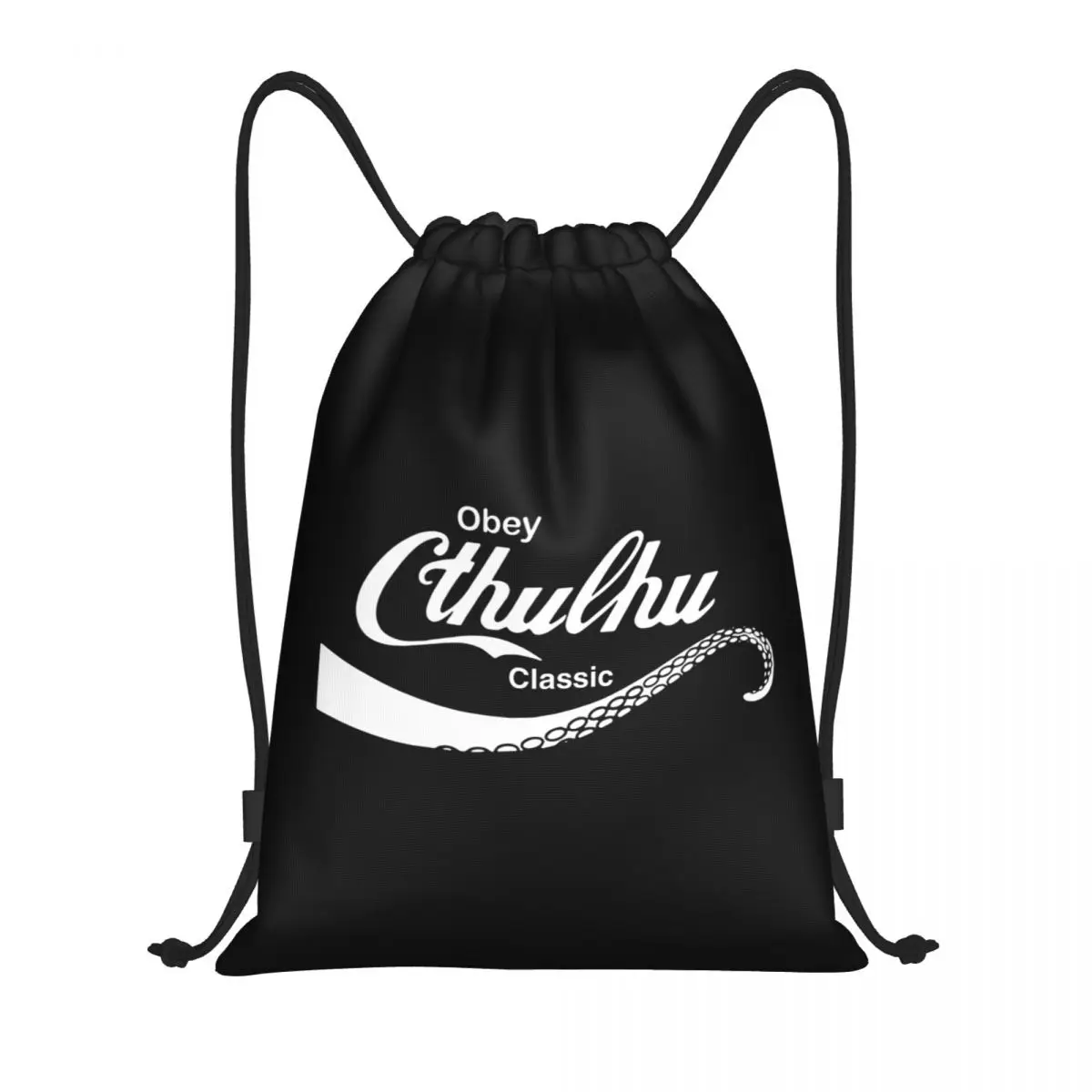 

Fashion Brand Call Of Cthulhu Funny Drawstring Backpack Women Men Gym Sport Sackpack Foldable Lovecraft Training Bag Sack