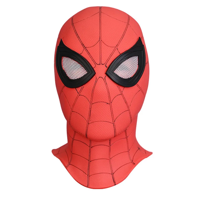 Electronic Mask Spider Man Mascara Spiderman Headgear Mask Cosplay Moving Eyes 1:1 Remote Control Elastic Toys Adults Kids Gift