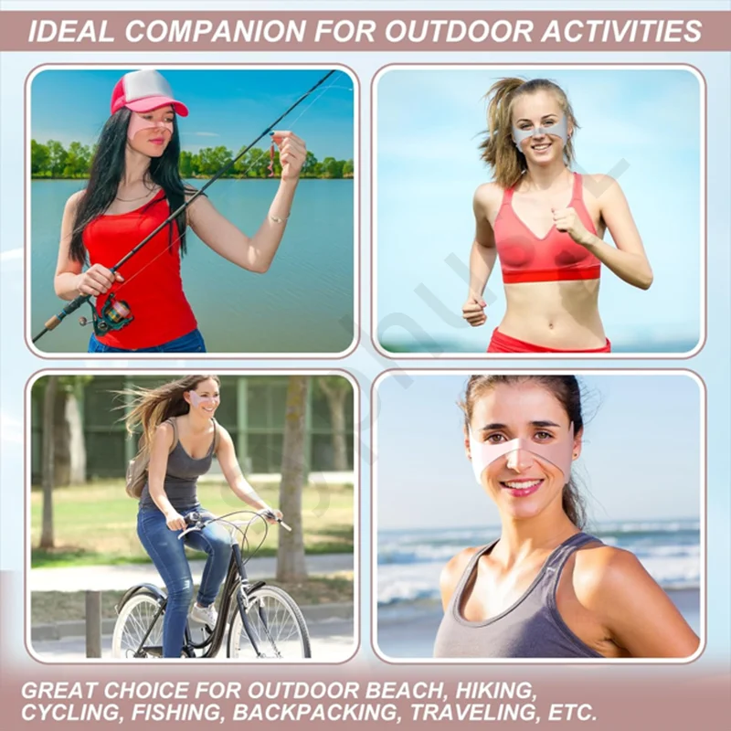 Summer Ice Silk Mask  UV Protection Sunscreen Veil Face Cover Riding  Anti-UV Eye Patches Sport Mask 자외선 차단 마스크