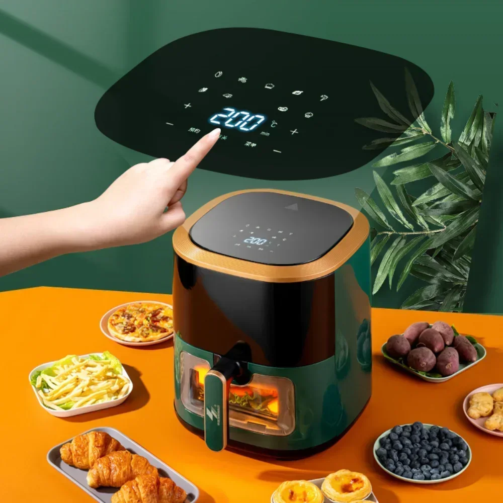 12L Household Air fryers New Visual intelligent multi-function electric fryer Smokeless electric oven French fries machine 3
