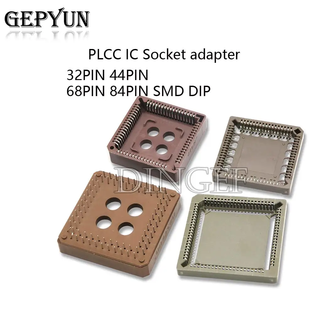 Pllc68 Socket 10PCS-PLCC44-PLCC68-PLCC84-PLCC32-SMD-IC-Socket-PLCC32-Socket-adapter ...