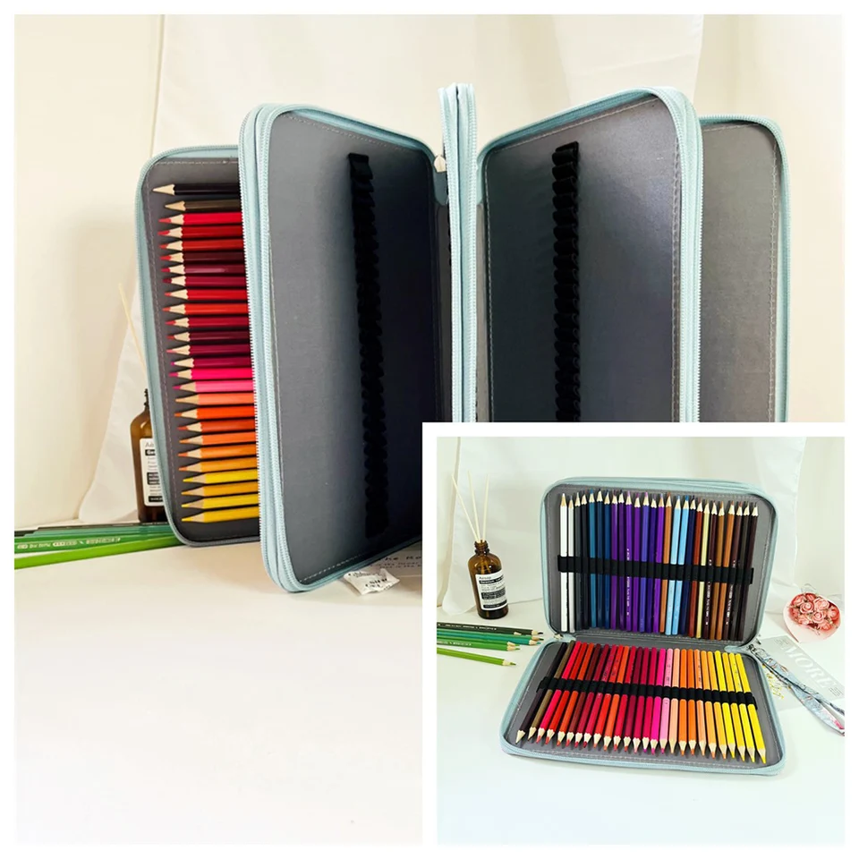Cartolerie Astuccio per matite con cerniera a 72 fori di grande capacità Astuccio per penne Astuccio per cancelleria acquista in modo economico - spedizione gratuita, recensioni reali con foto