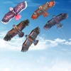 2pcs 1.1m Flat Eagle Kite with 30 Meter Kite Line Children Flying Bird Kites Windsock Garden Cloth Toys Outdoor Toy Kid Gift 1