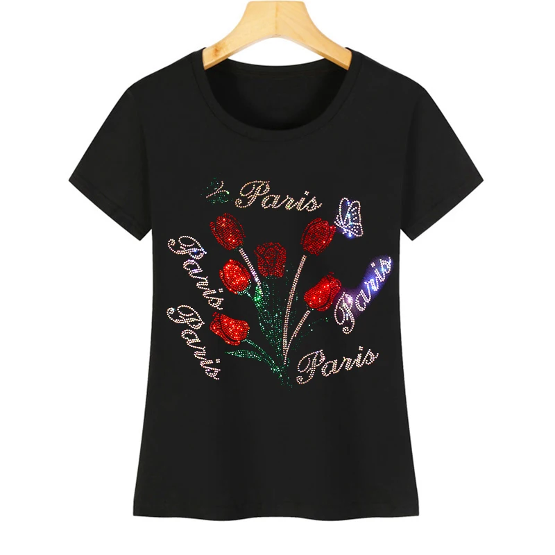 Hot selling high-quality hot diamond women's casual short