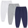 3Pieces Newborn Print Pants 100%Cotton Baby Boy Trousers 0-24M Baby Girl Pants Soft Solid Color Four Seasons Bebes 2