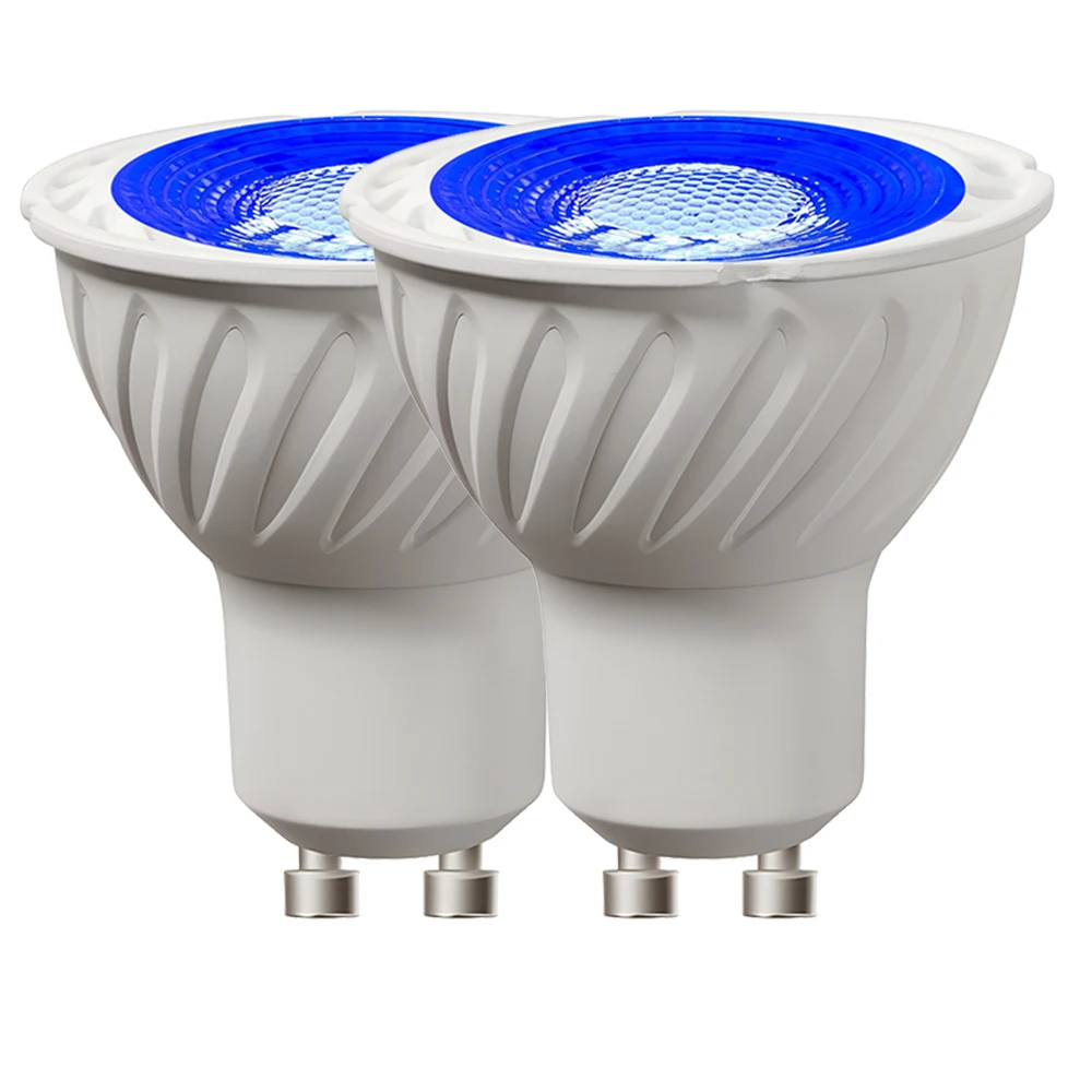 2-Piece LED GU10 5W 230V TV Night Bar Light Bulb Night Club Lights Pub Mood Lights Villa Garden led spotlight
