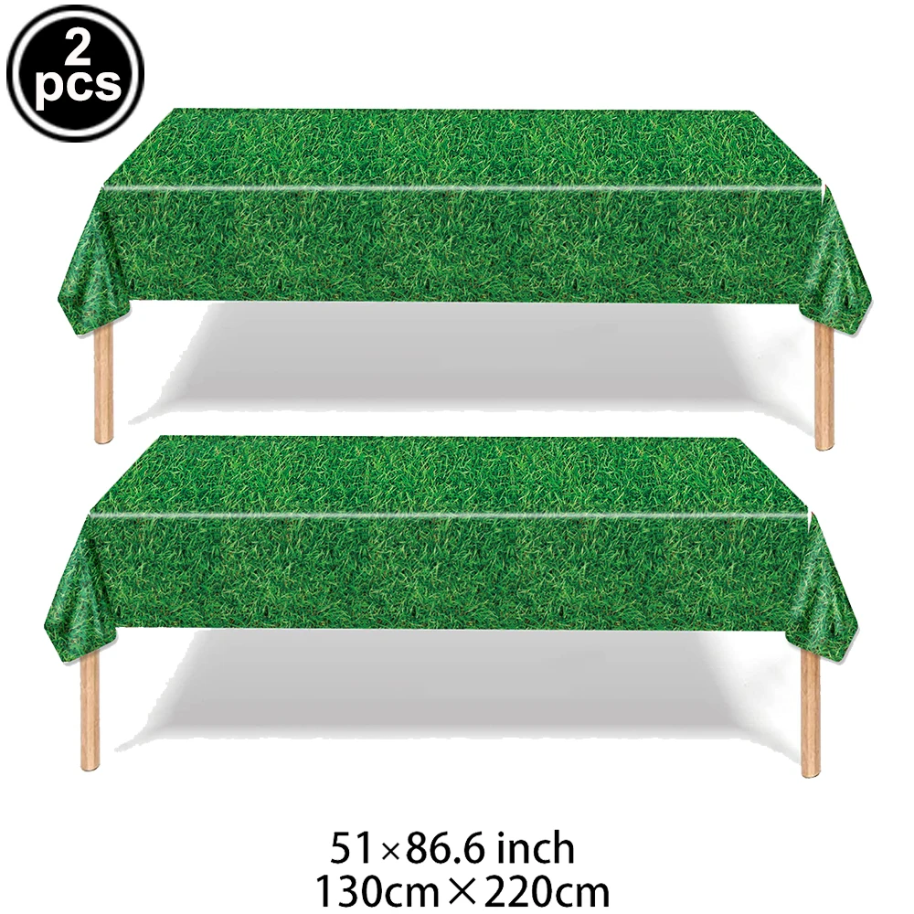 Soccer-Themed Rectangular Tablecloth – Perfect for Birthday Celebrations and Game Day Gatherings