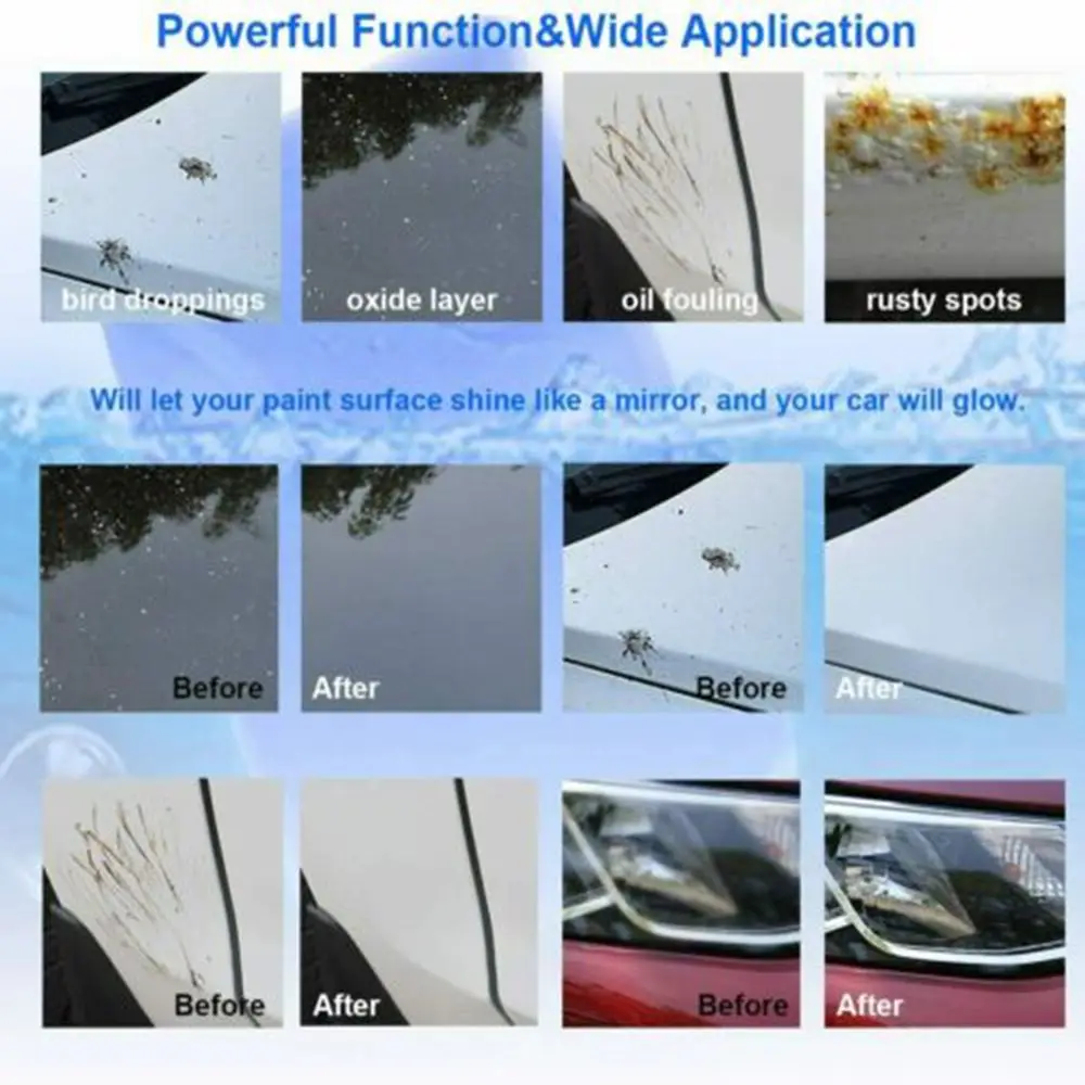 100g Car Clean Clay Bar Magic Clay Mud Car Glass Mirror Cleaner Mini Handheld Auto Washer Surface Debris Rust Cleaning Tool