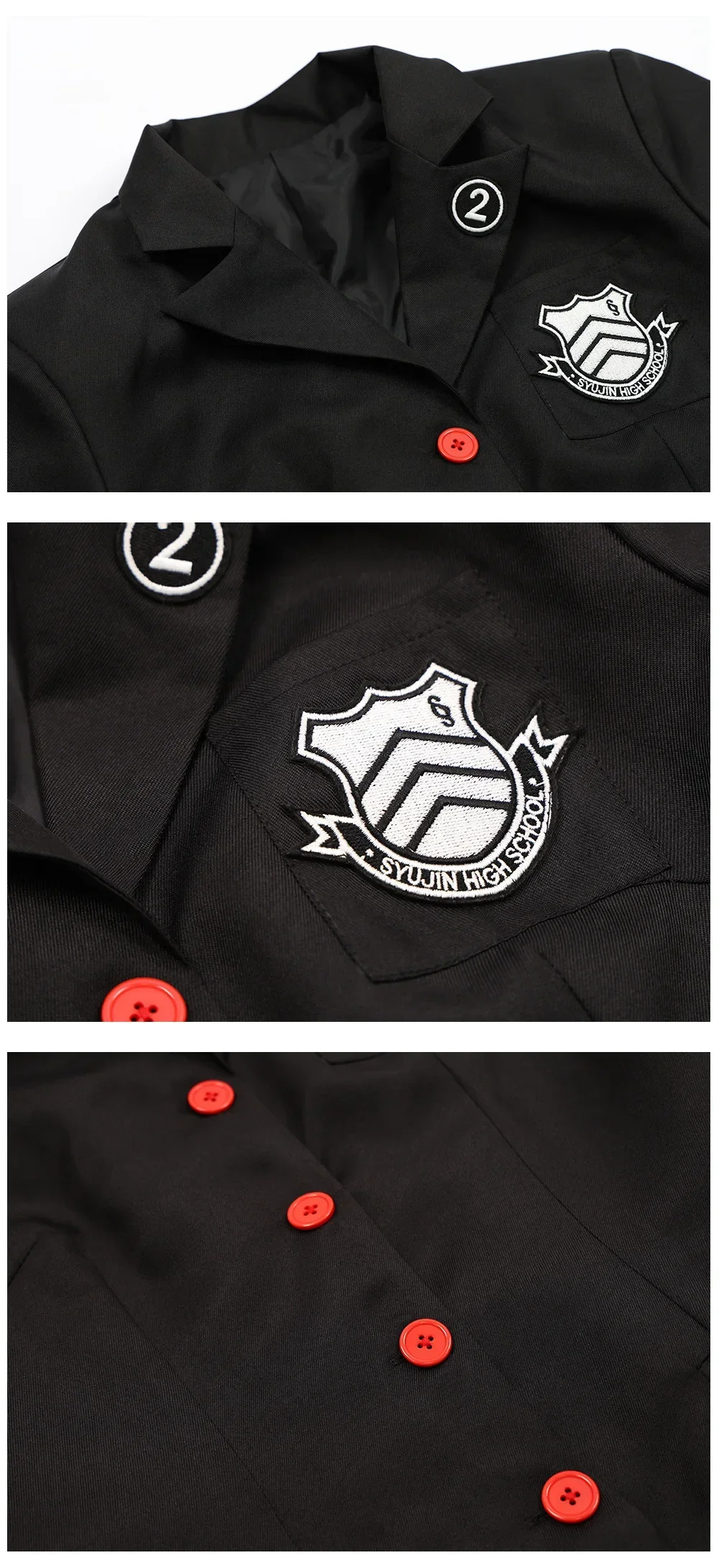 Persona 5 Royal Kasumi Yoshizawa School Uniform Cosplay Costume for Adults (Unofficial)