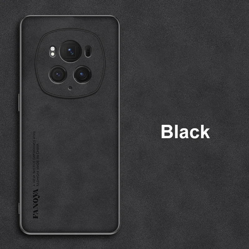 Skinsheep PU Leather Matte Silicone Bumper Phone Case