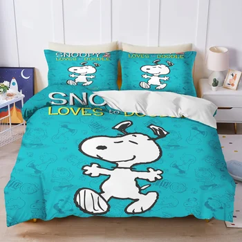 Snoopy Cartoon Bedding Set 4