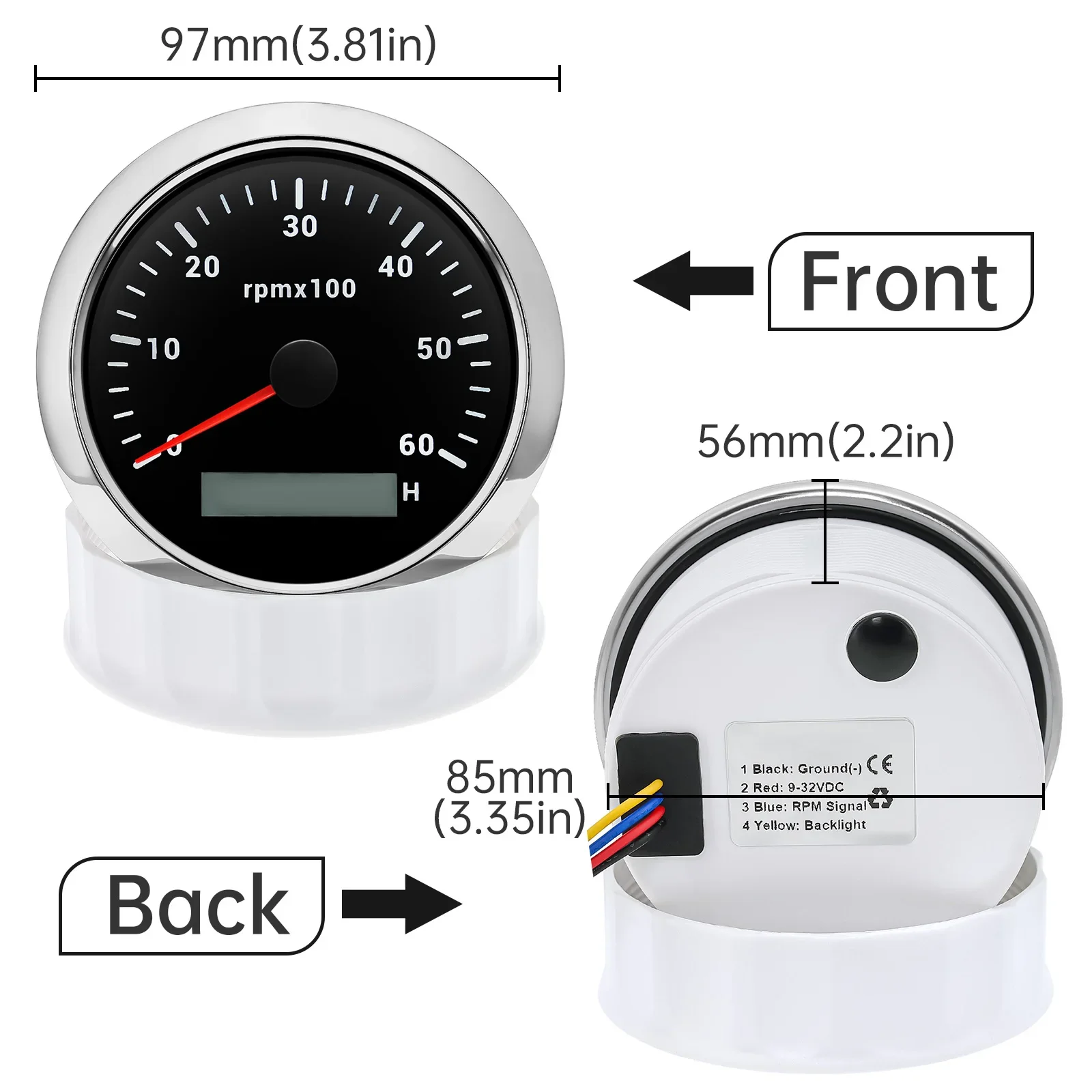  ð  HD Ÿڹ , RPM , REV ī, 6000 RPM, 7  Ʈ, 12V, 24V  , 6K, 85mm