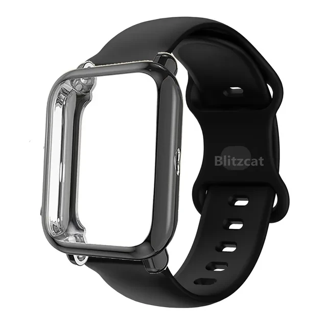 Silicone Band Bracelet with TPU Protective Case