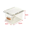 Under Mirror Cabinet Drawer Organizer Transparent Simple Bathroom Cabinet Cotton Swabs Cosmetic Pull Out Shelf Storage Box 6