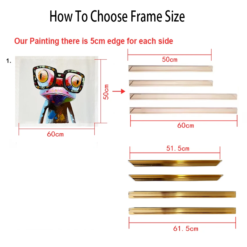 DIY Aluminum Alloy Picture Frame for Canvas Oil Painting - Metal Artwork Decorative Frame for Creative Home Decor - Image 3