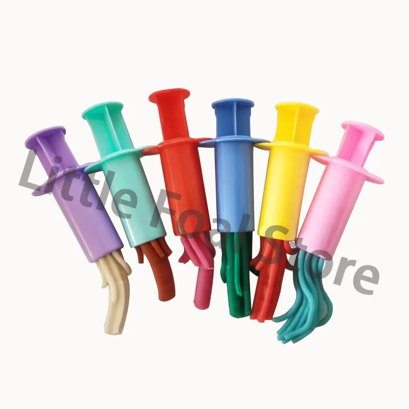 5/6 Patterns Dough Extruders Set Playdough Tools for Kids Assorted Designs Molds Play Dough Accessories Preschool Toys Art Craft play dough tools