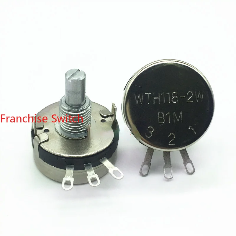 10PCS One-turn Carbon Film Potentiometer WTH118-1AW Has A Resistance Of 1M.