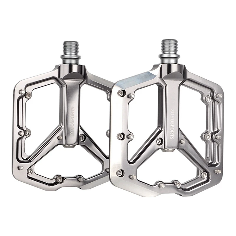 

ZOYOSPORTS Mountain Bike Pedal Antiskid Bearing Bicycle Pedal Aluminum Alloy Road Bike Pedal Bicycle Accessories