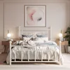 14'' Queen Size Metal Platform Bed Frame/Victorian Headboard and Footboard/Steel Slats Mattress Foundation for Storag 4
