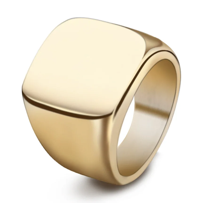 Marked Ground - Mens Signet Ring 3
