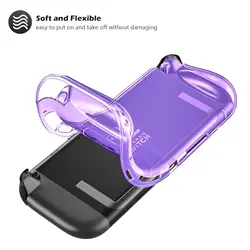Premium Clear Protective Case Kit - Anti-Scratch & Shock-Absorbing with Ergonomic Grip (Purple)