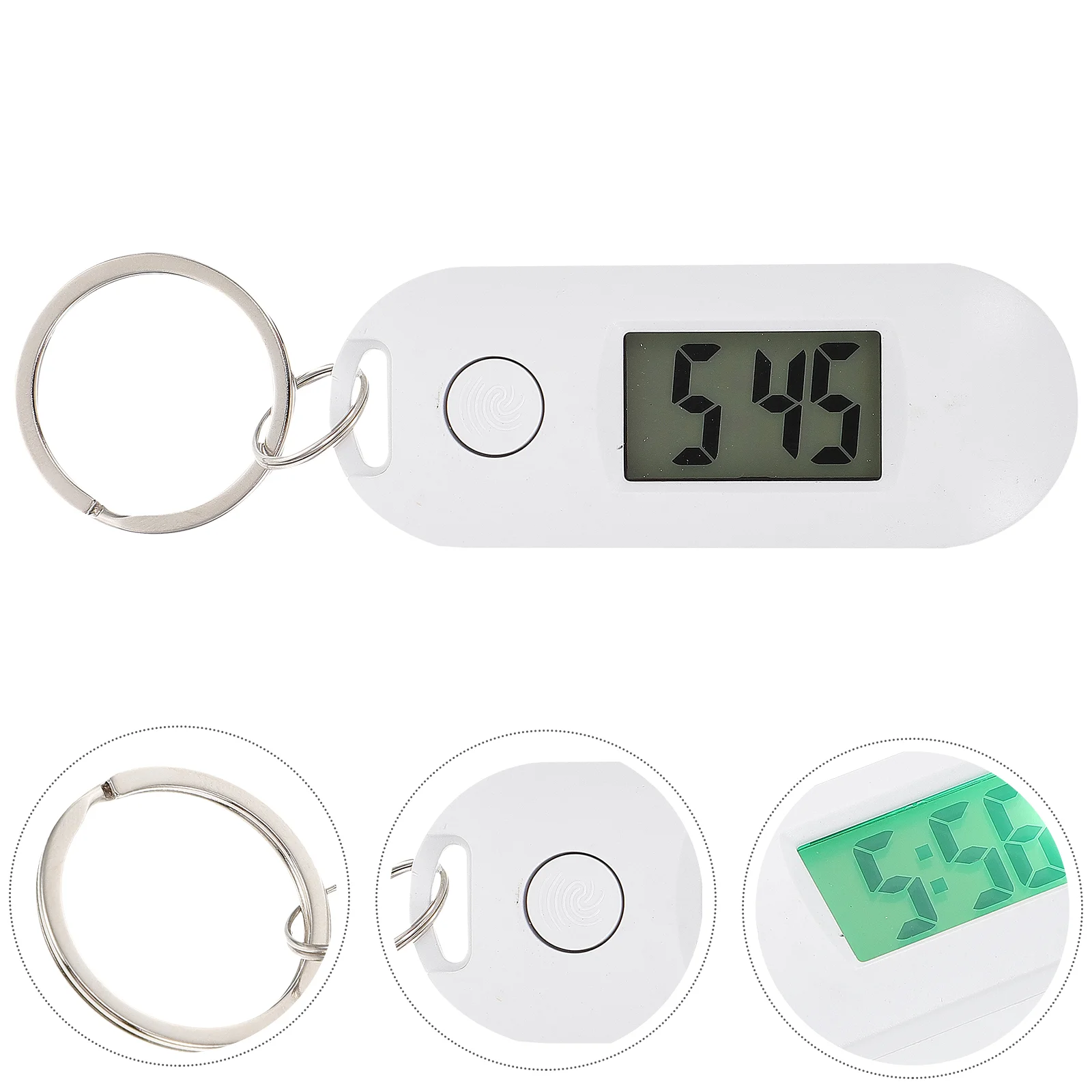 

Key Ring Hanging Watch Plastic Key Chain Watch Exam Digital Watch Pendant