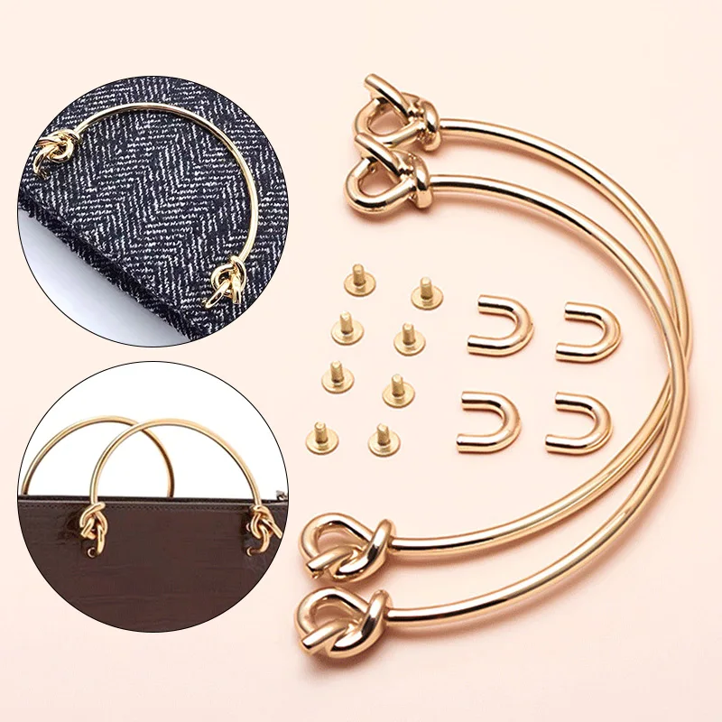 

1PC New Knot Metal Handle Decoration Accessories For Bag Fashion High Quality