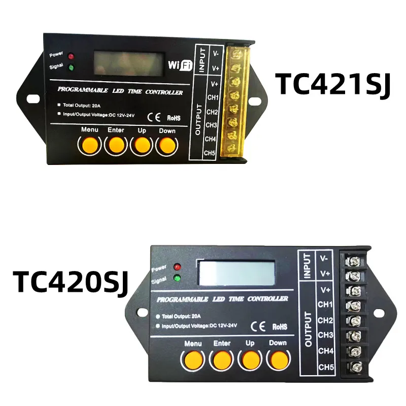 ġ ũ  ð α׷  RGBW LED Ʈѷ, LED Ʈ , TC421, TC420, TC421SJ, TC420SJ, NL502, 12V, 24V, 5CH, 20A