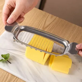 1pc Zinc Aluminum Alloy Butter/ Cheese Wire Slicer 1