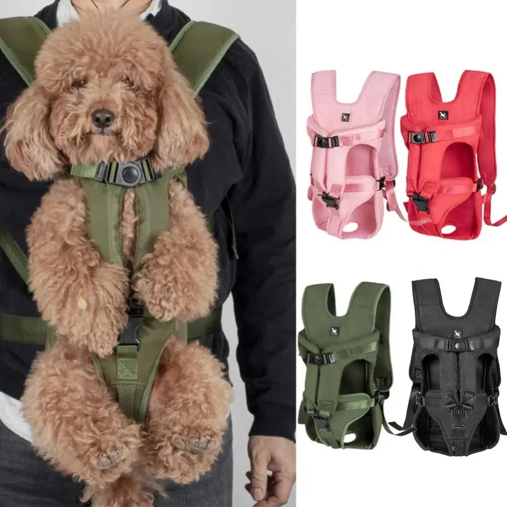 Pet Dog Carrier Bag Breathable Backpack for Dogs Cats Out Double Shoulder Portable Travel Backpack Outdoor Dog Cat Carrier Bag