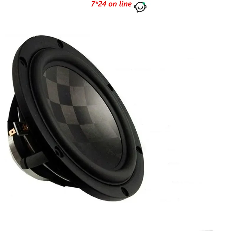 ASY-01 MW16TX-4/WO24TX-4 TeXtreme 6.5/9.5 Inch Carbon Fiber Mid Woofer Speaker 4ohm/60W/90W (1PCS)