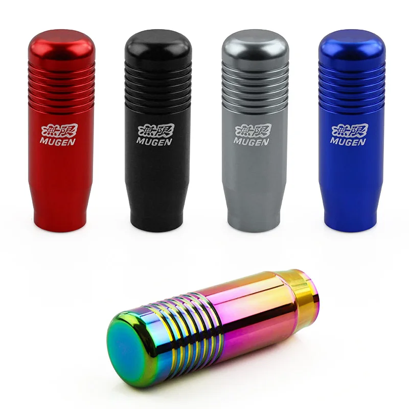 

8.5cm Mugen Gear Shift Knob Stick Manual Transmission Universal Car Aluminum Extended Mugen Gear Shifter Gear Head Knob