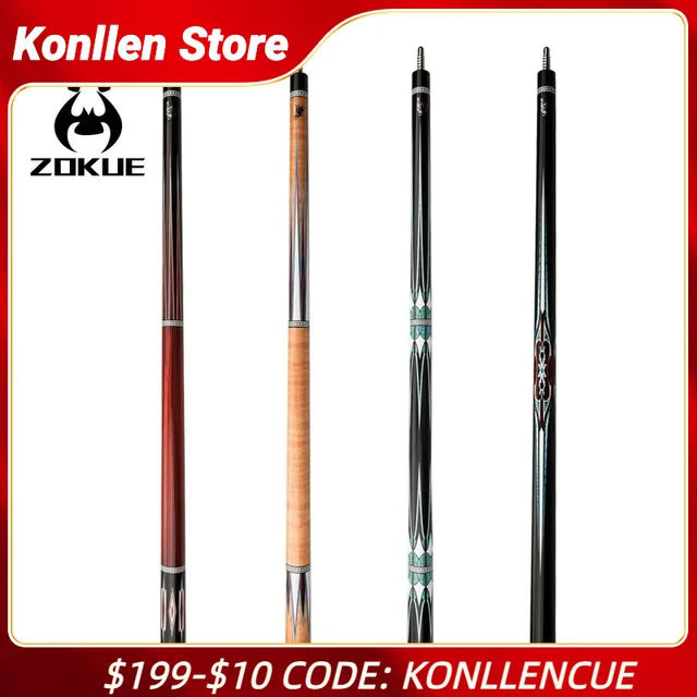 ZOKUE Carom Stick Professional Carom Billiard Cue Korean 3 Cushion Cue Carom Cue Taper 12mm Tip 142 cm Libre Cue with Case 1