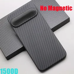 HANWOR Ultra-Thin Carbon Fiber Magnetic Case with Magsafe Support - Premium 600D Aramid Fiber Cover for Pixel 10 Pro (No Magnetic - 1500D)