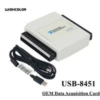 Wishcolor USB-8451 779553-01 OEM Data Acquisition Card DAQ USB w/ Data Cable Terminal I2C SPI Interface for NI 1