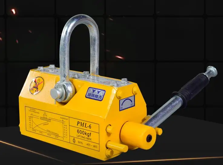 

600 кг (0,6), подъемная нагрузка, стальной лист, постоянный магнитный подъемный кран