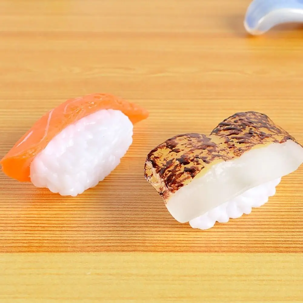 Japanese Food Simulation Sushi Model Pretend Play Cooking Toys Simulation Kitchen Simulation Food Rice Ball Food Toys Children/