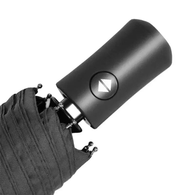 SMAZDFXX Parapluie Automatique 3 Plis à Imprimé Pailleté Noir