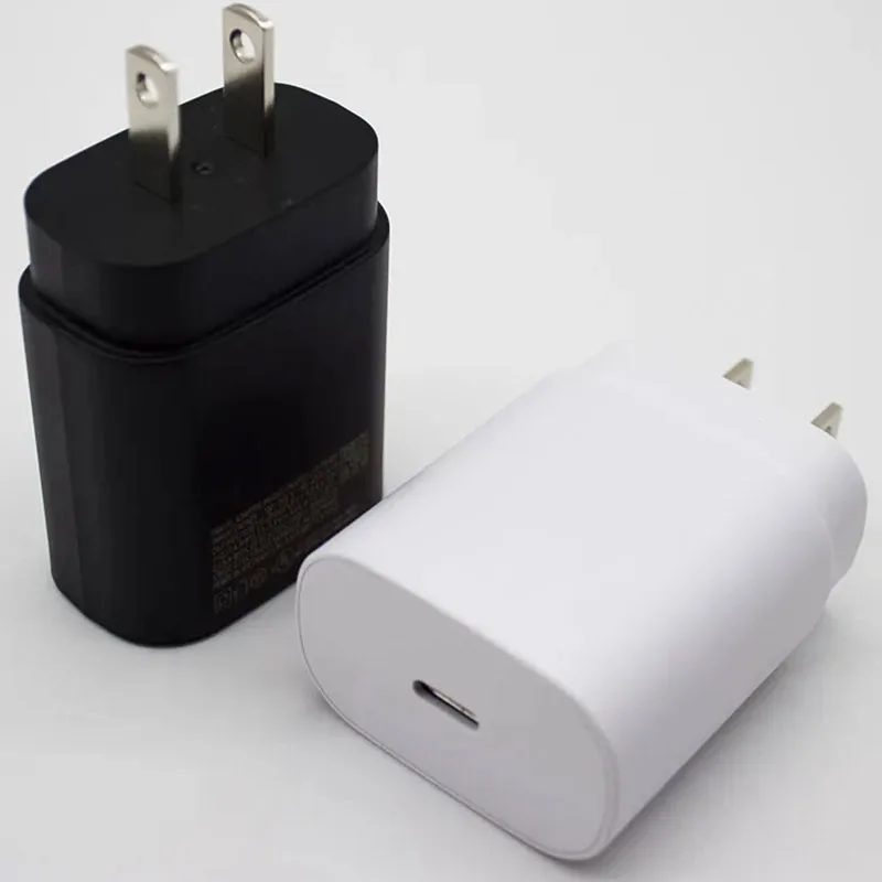 

For Samsung Galaxy Usb Type C Pd 25W US Plug Charger Super Fast Charging For S23 S22 S21 S20 Note 20 For iPhone 14 Pro Max 13 12