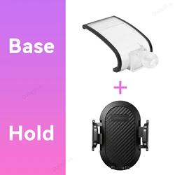 Universal Car Phone Holder with Replaceable Dashboard Base for Enhanced Accessibility (Base and holder 2)