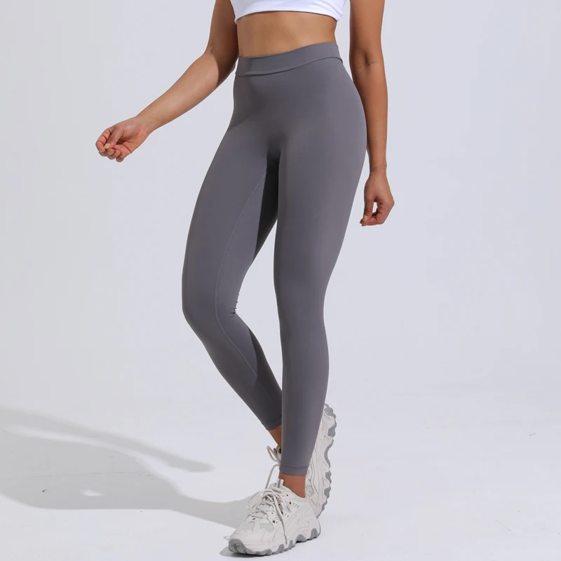 QINACTIVE V-Back Leggings Sports Yoga Pants Women Fitness Gym Tights High Waist Leggings Push Up 4