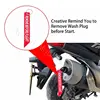 0.6"-1.5" Muffler Exhaust Wash Plug Motorcycle Dirt Bike 2 Stroke Keychain Tag Key Ring Engine ATV Quad Rubber Exhaust Silencer 4