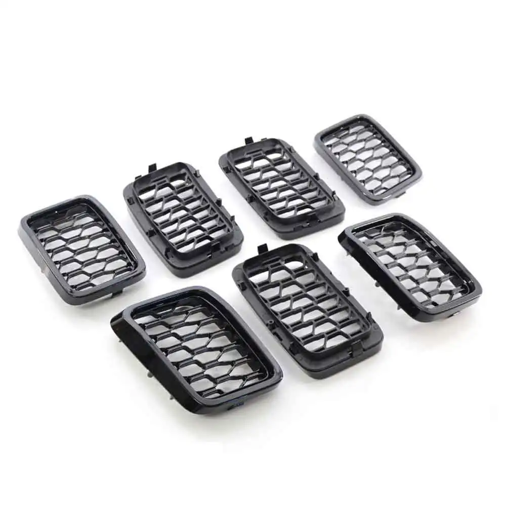 Kühlergrill Grill Mesh Inser Abdeckung Trim Dekor Für Jeep Grand Cherokee  2017 2018 2019 2020 2021 - AliExpress