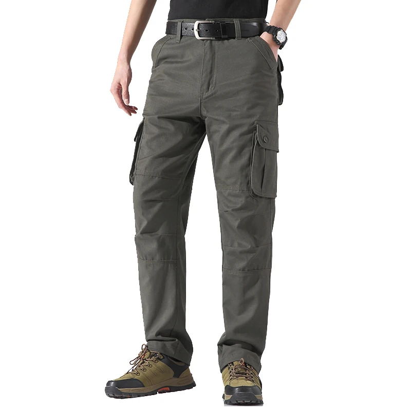 Mens Cargo Pants Tactical Military Camouflaged Sweatpants Spring