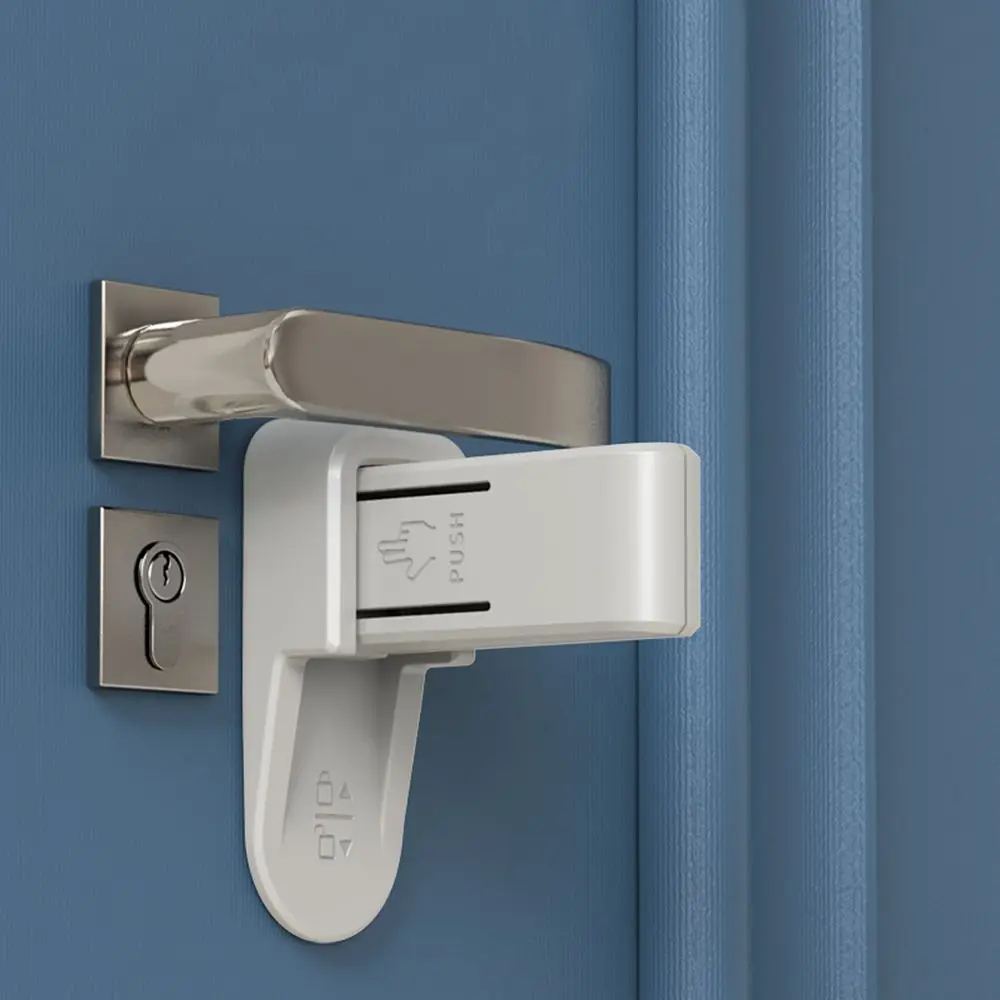 

Easy Install Multipurpose Anti-Pinching Hand Door Lever Lock Baby Safety Locks Anti Open Door Lock Child Protection Equipment