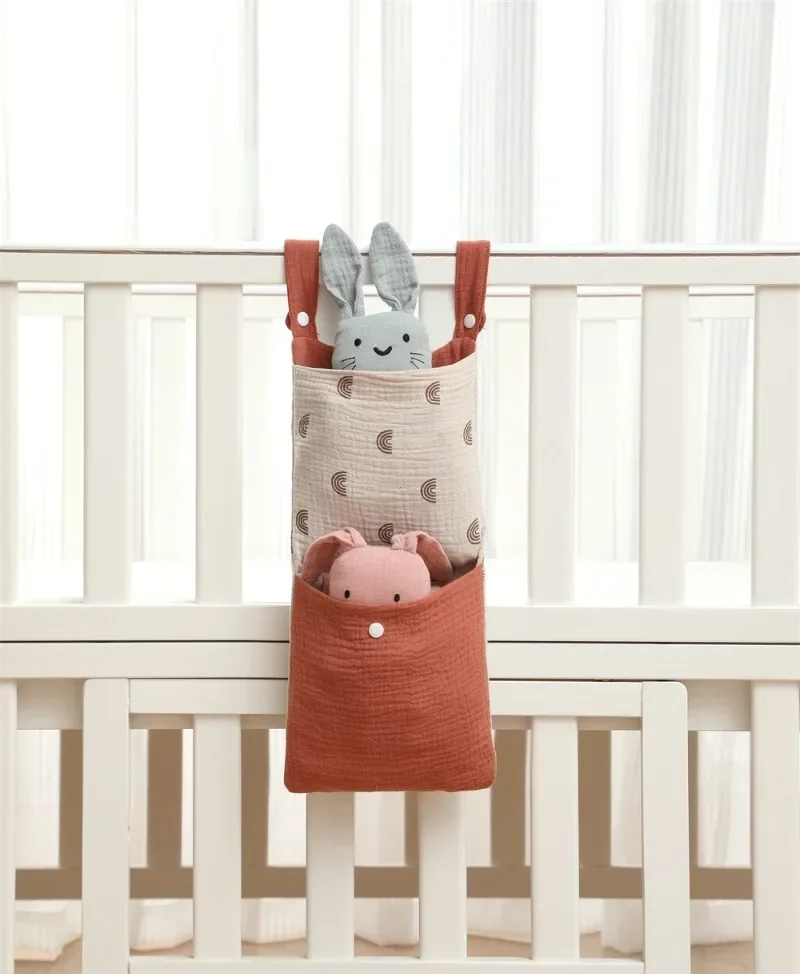 Description Picture 5 of itemBaby Stuff Organizer Kids Crib Storage Bag Multifunctional Newborn Bed Bag for Children Bedding Diaper Bag Stroller Organizer
