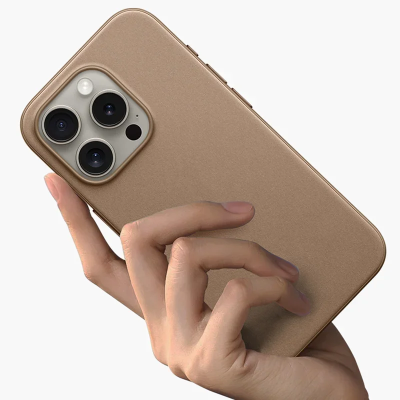 기존 Apple 15 Pro 케이스 FineWoven Magsafe 케이스 iPhone 15 Pro Max 15 Plus 케이스 무선 충전 자기 보호 커버