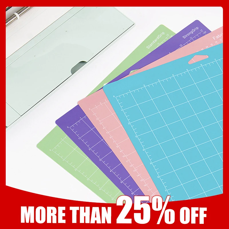 HTVRONT 6pcs 4.5x12inch/11.5x30cm PVC Cutting Mat Base Adhesive Plate Pad  For Cricut Joy